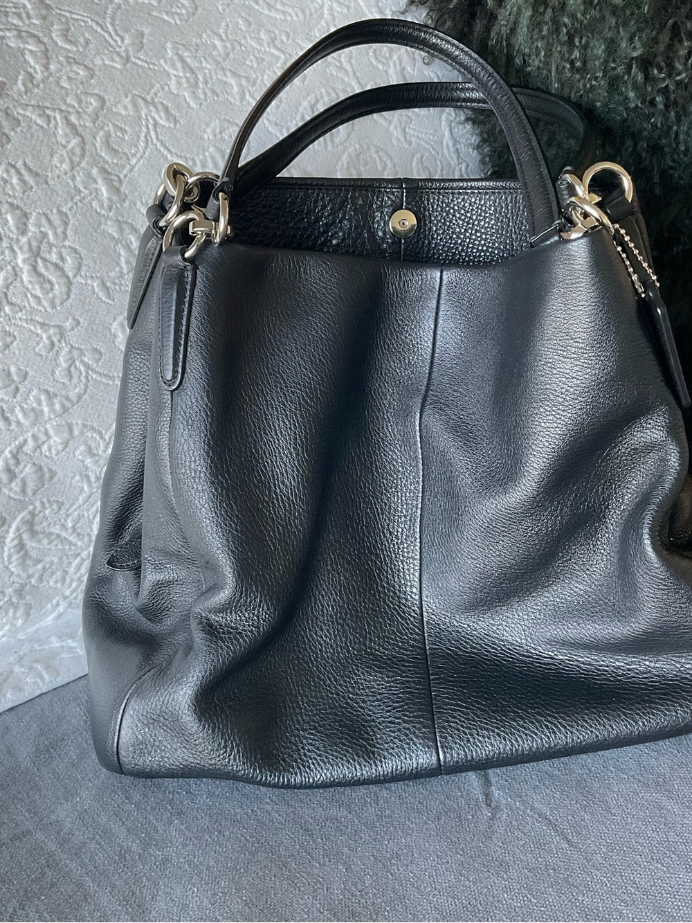 COACH Leather Black Bag
